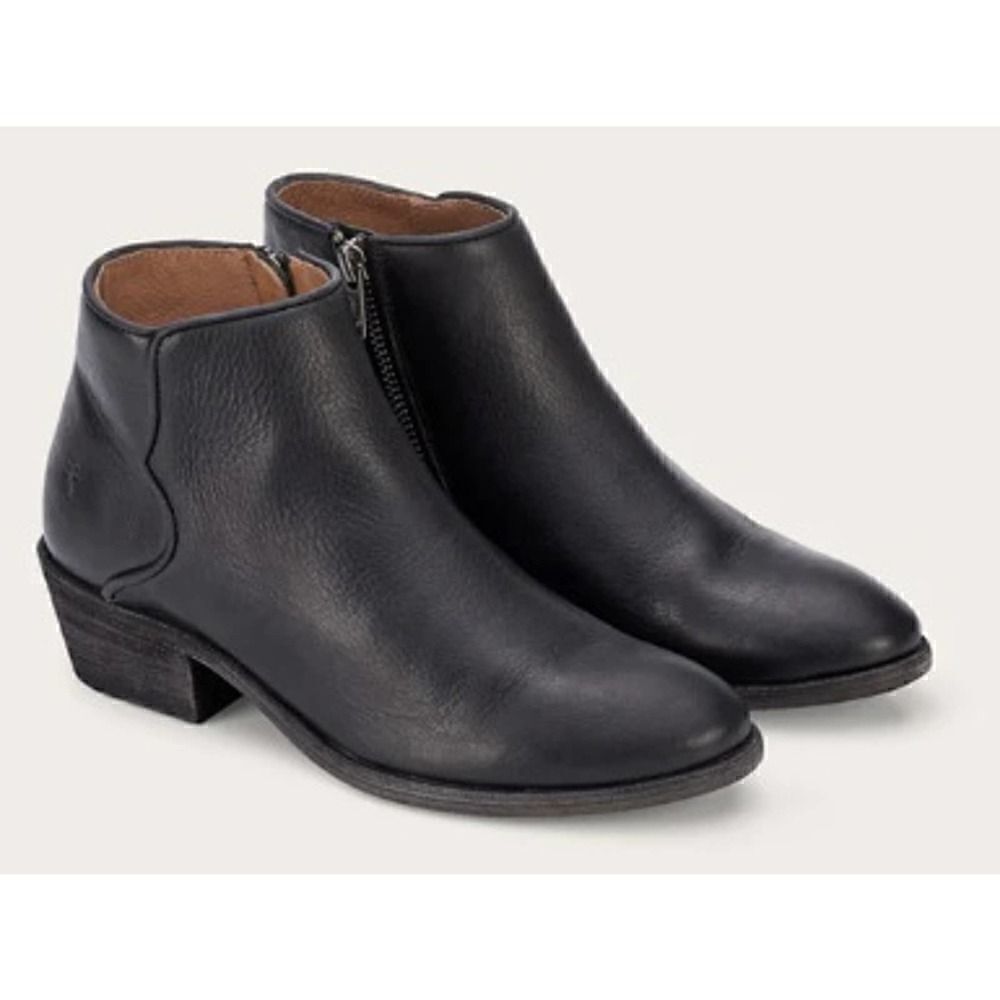 FRYE Carson Piping Bootie Black Size 7 NWT